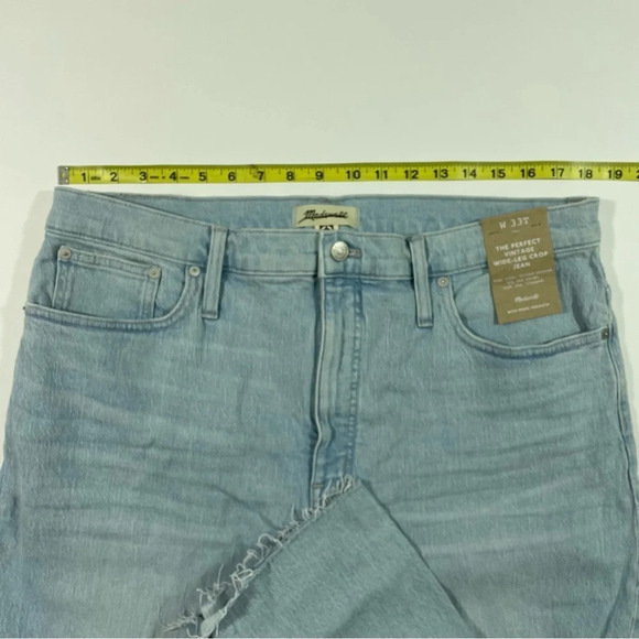 New Madewell The Tall Perfect Vintage Wide Leg Crop Jean NJ397 - Picture 11 of 11
